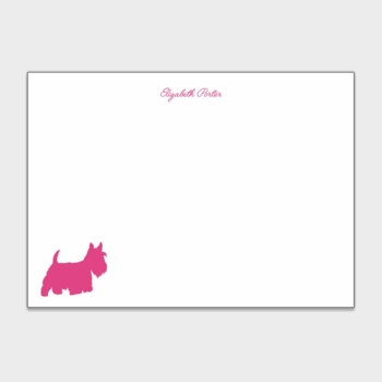 Scottish Terrier Personalized Kids Stationery