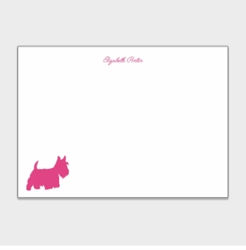 Scottish Terrier Personalized Kids Stationery
