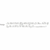 script font