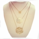 script monogram necklace