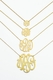 script monogram necklace
