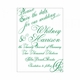 Scrolling Script Rehearsal Dinner Invitation