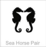 soundview millworks ocean sea horse pair