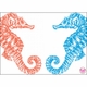 seahorse enclosure card