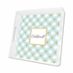 seashore lucite tray - square