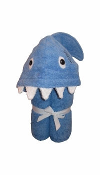 shark hooded towel