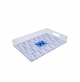 shell lucite tray