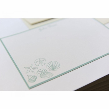 shells note cards