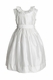 Silk Heart Back Ruffled Dress