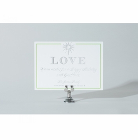 Silver Love Holiday Card