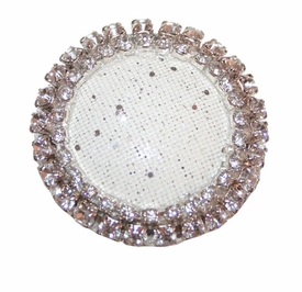 Silver Sparkle Mesh Drawer Knob