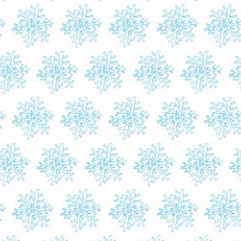 Simple Snowflake Blue Holiday Cards