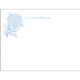 single hydrangea social stationery