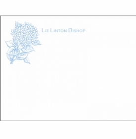 Single Hydrangea Social Stationery