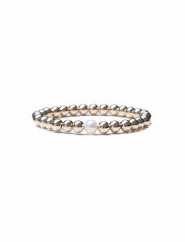 Single Pearl 14k 6mm Bead Bracelet