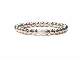 Single Pearl 14k 6mm Bead Bracelet