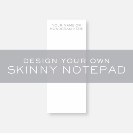 skinny note pad