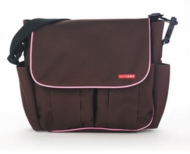 skip hop dash diaper bag - chocolate