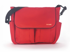 skip hop dash diaper bag - red