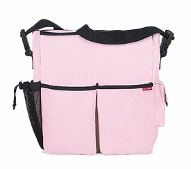 skip hop diaper bag - pink corduroy