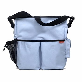 skip hop duo diaper bag - ice blue