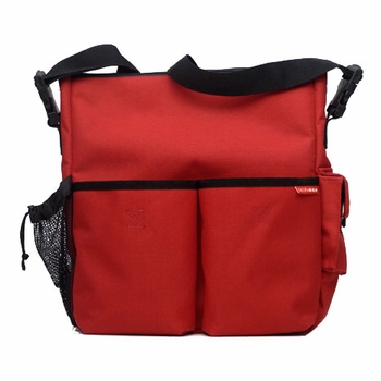 skip hop duo diaper bag - red