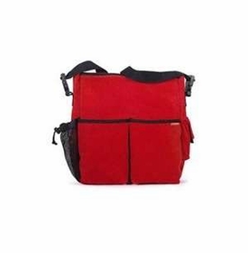 Skip Hop Duo Diaper Bag - Red Corduroy