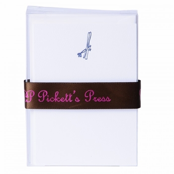 skis note cards