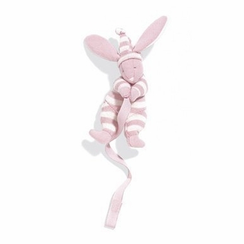 Sleepyhead Pink Pacifier Clip by North American Bear
