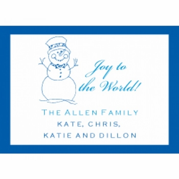 Snowman Holiday Gift Enclosures
