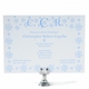 snowy christening baptism invitations