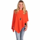 Solid Color Cashmere Poncho
