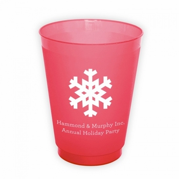 Solid Snowflake Cups