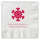 Solid Snowflake Napkins