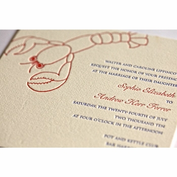sophie & andrew wedding invitation card