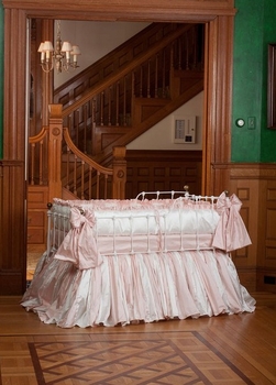 Sorbonne Crib Bedding (Custom Colors Available) (Contact Us for Pricing)