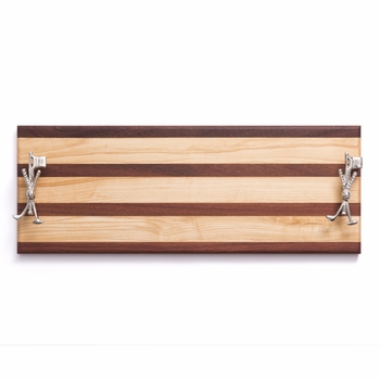 soundview millworks golf club and flag stick serving handle board