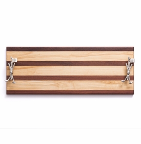 soundview millworks golf club and flag stick serving handle board