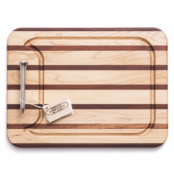 soundview millworks golf tee appetizer handle board
