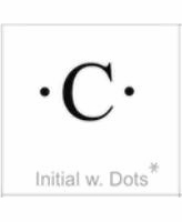 soundview millworks monograms and frames initial w. dots