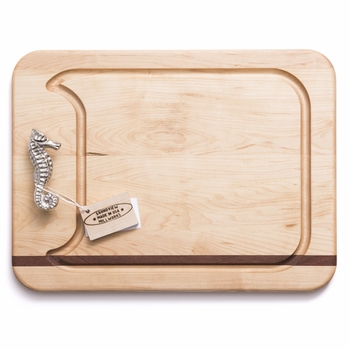 Soundview Millworks Seahorse Handle Appetizer Handle Board