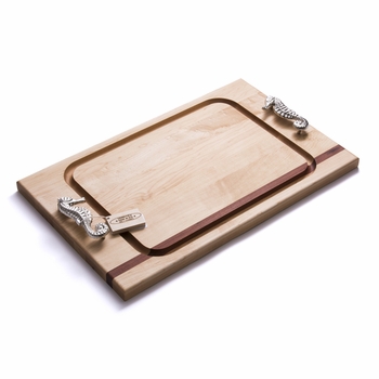 soundview millworks seahorse handle steak handle board
