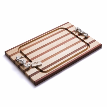 soundview millworks seahorse handle steak handle board