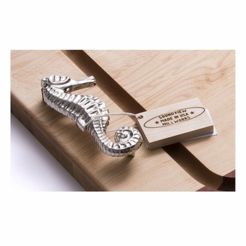 Soundview Millworks Seahorse Handle Steak Handle Board