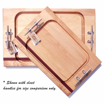 Soundview Millworks Seahorse Handle Steak Handle Board