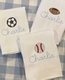 sports burp cloths set