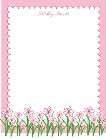 Spring Garden Children's Stationery