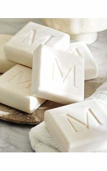 Square Carved Personalized Guest Soaps