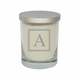 square glass soy candle