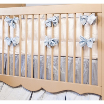 st. moritz crib bedding (custom colors available) <br> (contact us for pricing) 